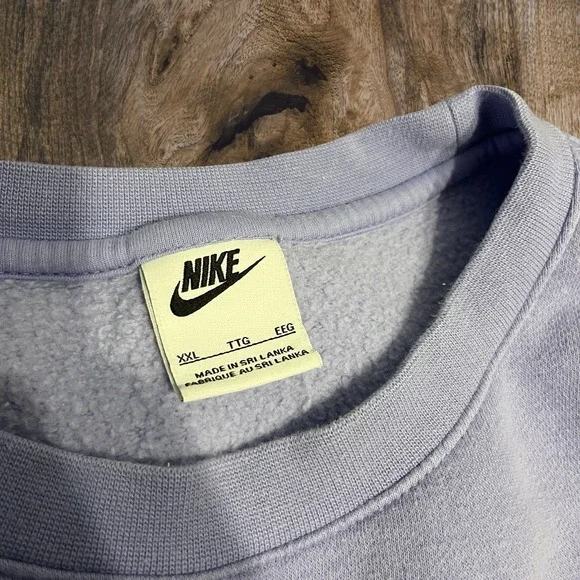 Nike Lavender Crewneck Sweatshirt Men's XXL - Picture 4 of 4